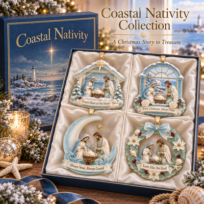 🎅🎅2026 Christmas Gift 50% Off--Coastal Holy Night: The Birth of Love | Nativity by the Sea