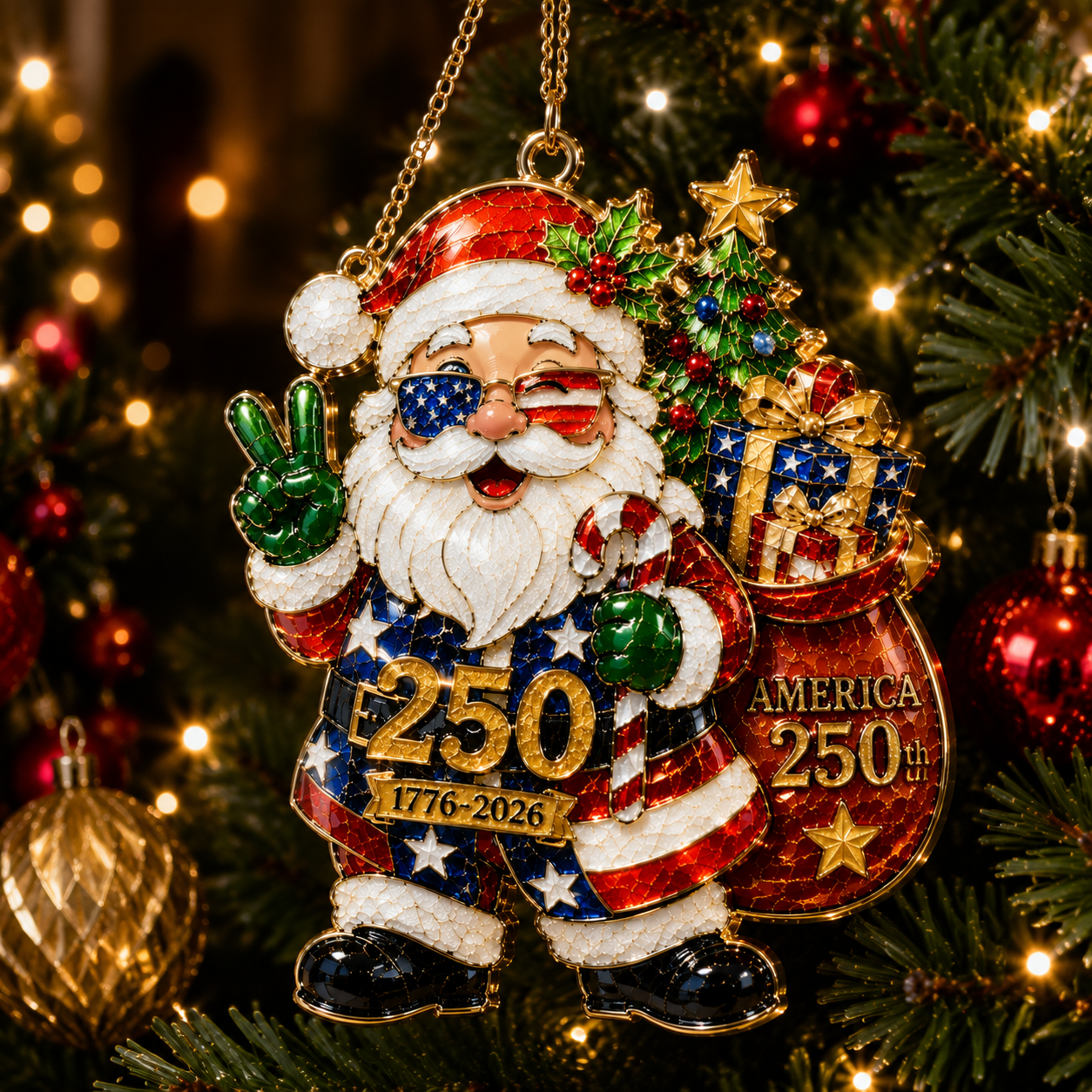 ✨ Limited anniversary edition✨⏰49% OFF!🔥Santa Claus Christmas tree ornament