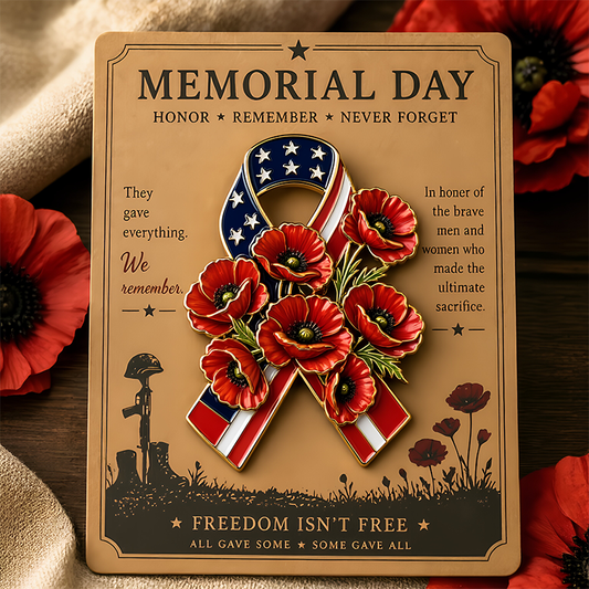🔥🔥Unisex Poppy Badge — Memorial Day Special Edition