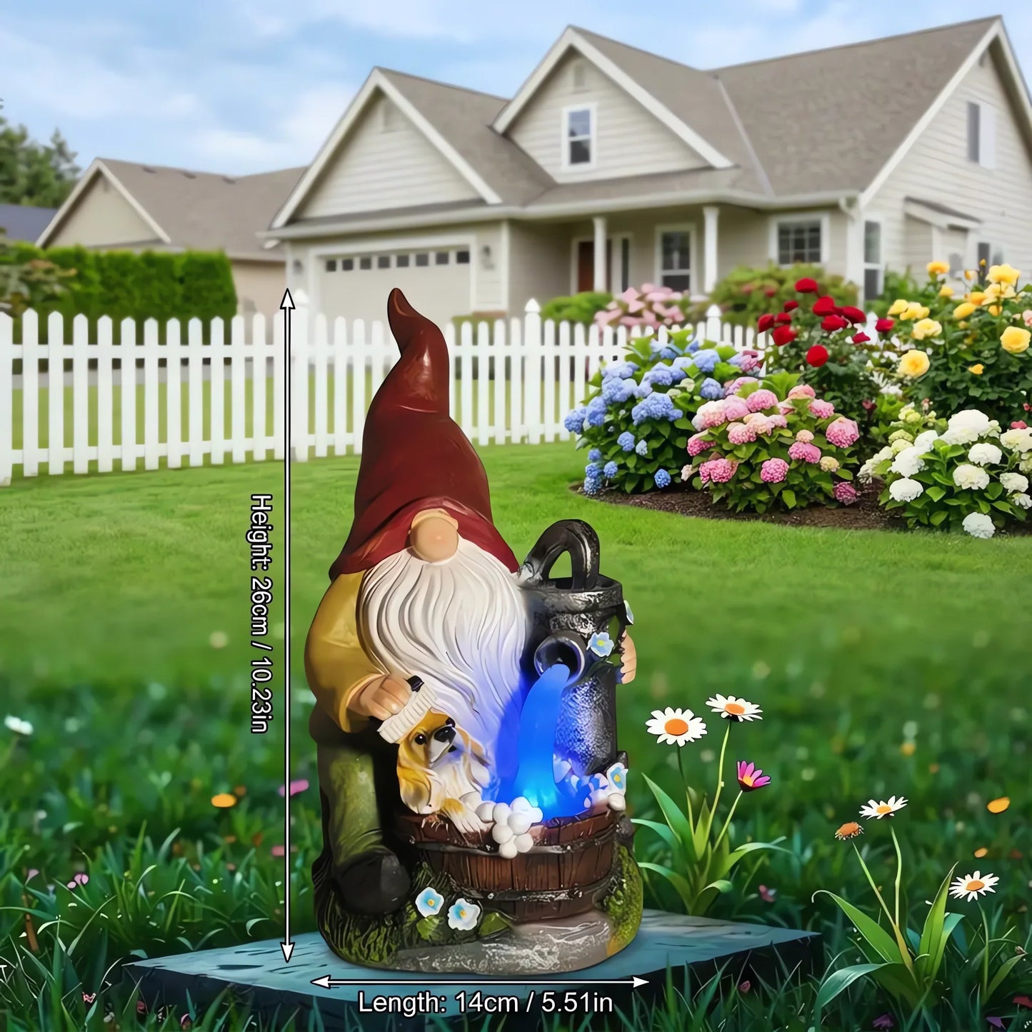 🌺🌺Summer Sale 49% OFF🔥Outdoor Garden Gnomes with LED Solar Light