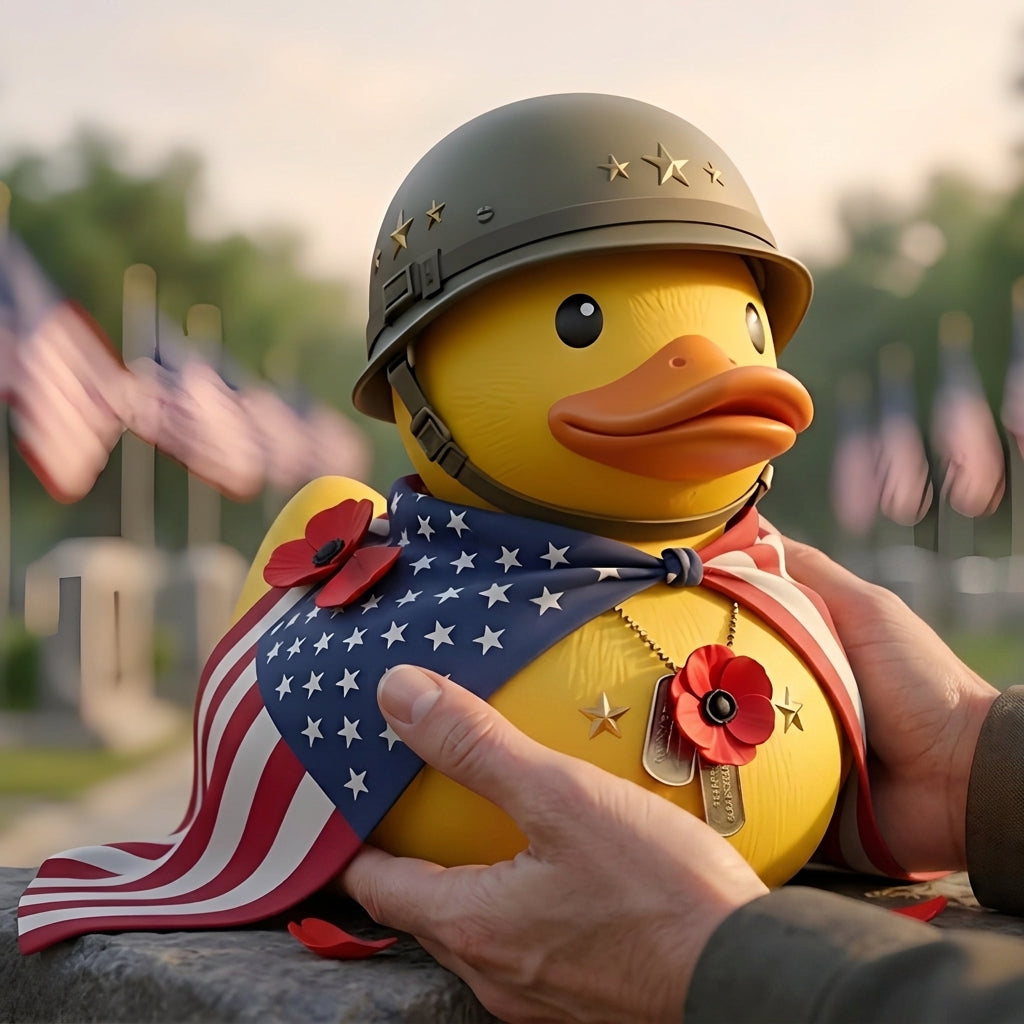 🦆Last Day 49% OFF🔥 - Patriotic Military Duck Figurine