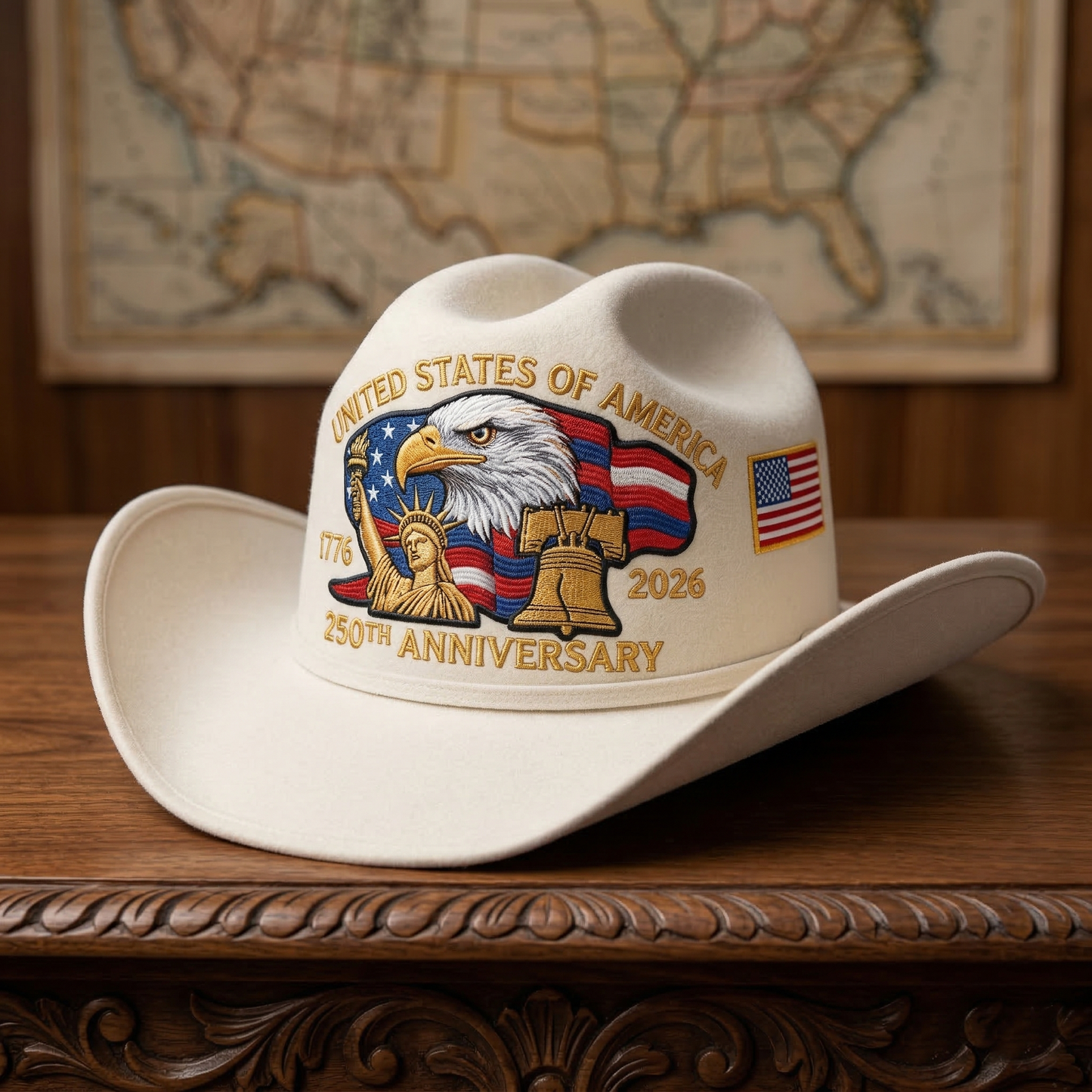 ⚡️250 Years Later — Still Standing™ Patriotic Cowboy Hat