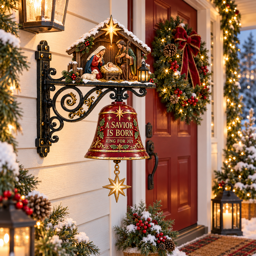 🎅🎅 2026 Christmas Gift 50% Off--✨ Jesus Nativity Christmas Door Bell