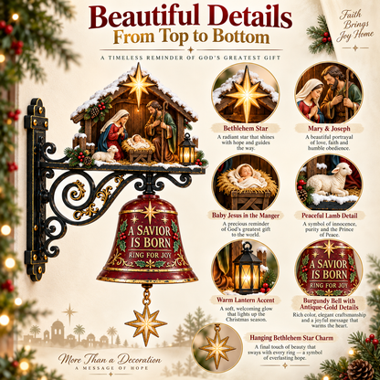 🎅🎅 2026 Christmas Gift 50% Off--✨ Jesus Nativity Christmas Door Bell