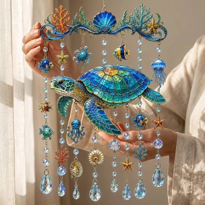 🐋🐋 Ocean-Themed  Wind Chime – Bring the Ocean Glow to Your Garden (📦Buy 2 Free Shipping)