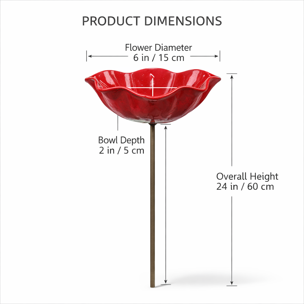 💖🎁2026 Mother's Day Gifts 50% Off--🐦🐦Handmade Metal Flower Garden Stake🎁