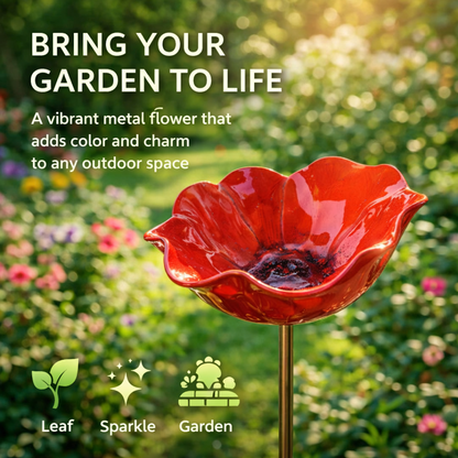 💖🎁2026 Mother's Day Gifts 50% Off--🐦🐦Handmade Metal Flower Garden Stake🎁