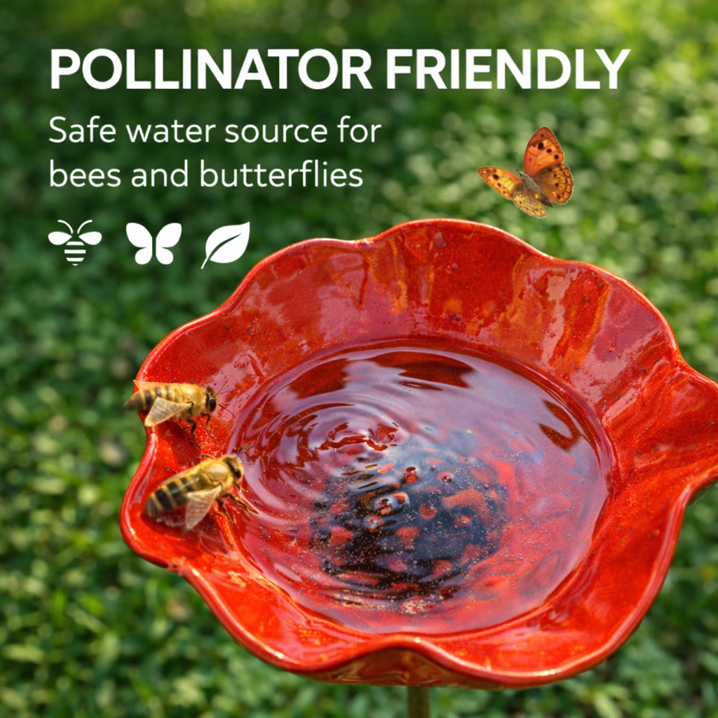 💖🎁2026 Mother's Day Gifts 50% Off--🐦🐦Handmade Metal Flower Garden Stake🎁