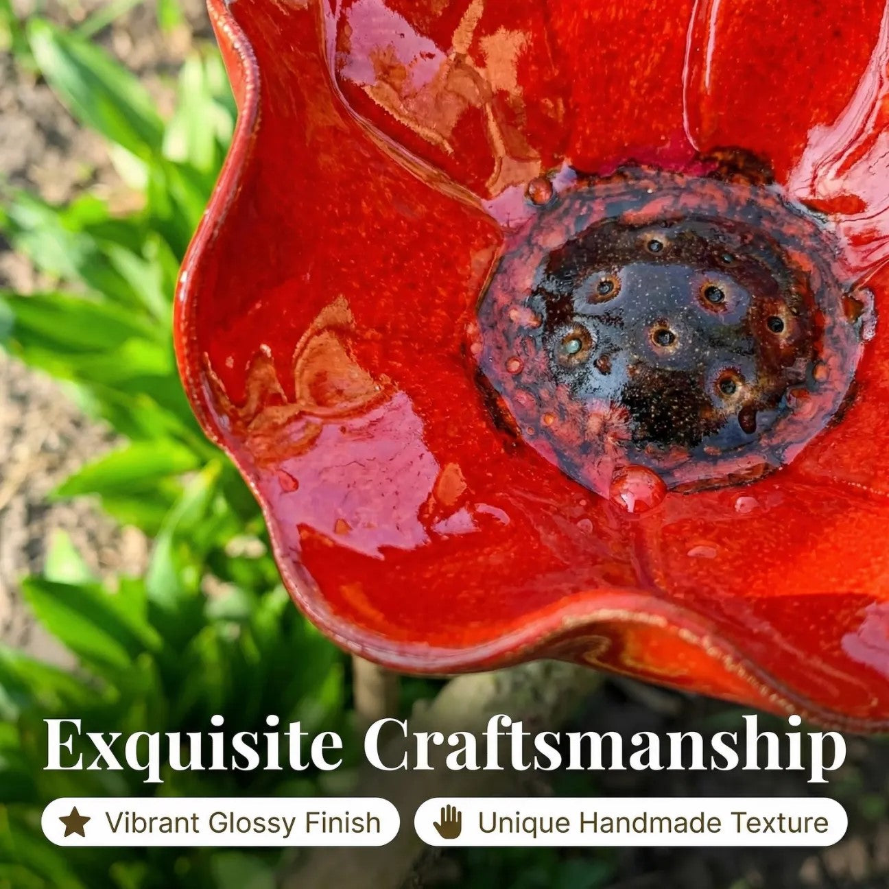 💖🎁2026 Mother's Day Gifts 50% Off--🐦🐦Handmade Metal Flower Garden Stake🎁