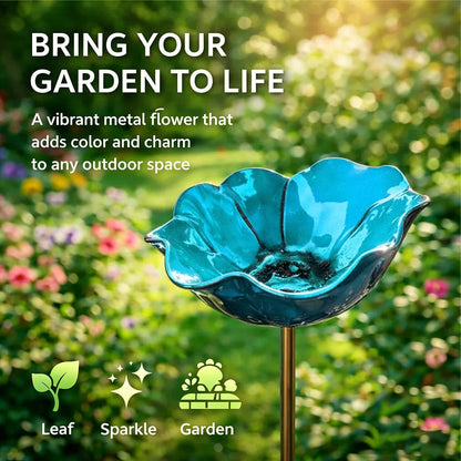 💖🎁2026 Mother's Day Gifts 50% Off--🐦🐦Handmade Metal Flower Garden Stake🎁