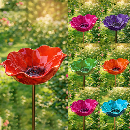 💖🎁2026 Mother's Day Gifts 50% Off--🐦🐦Handmade Metal Flower Garden Stake🎁