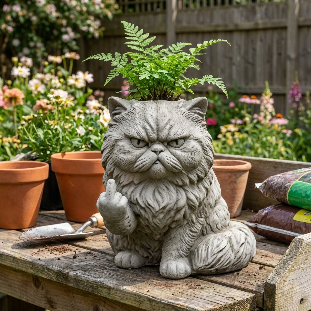 🐶Funny French Bulldog Planter – Your Plants Just Got Attitude 🌿🐶
