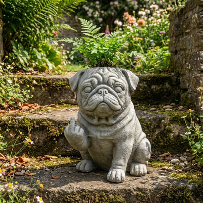 🐶Funny French Bulldog Planter – Your Plants Just Got Attitude 🌿🐶