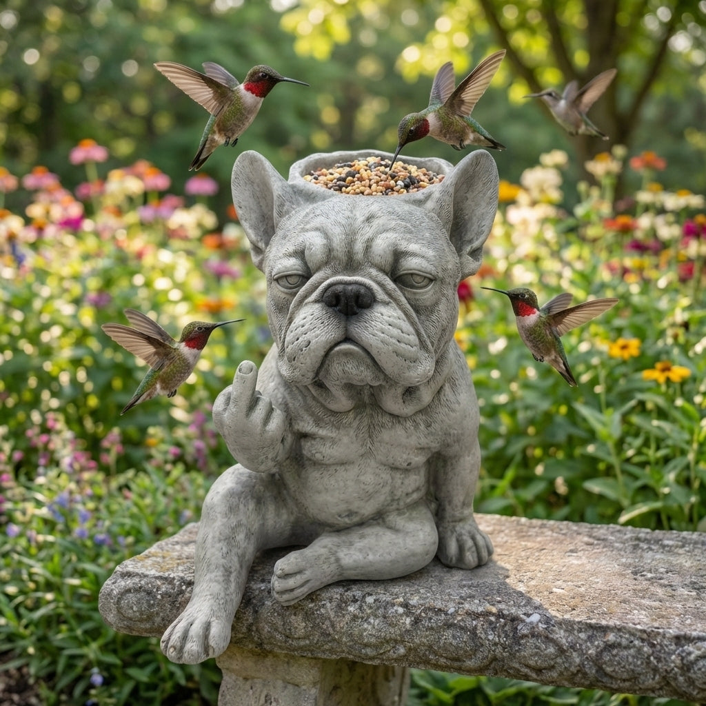 🐶Funny French Bulldog Planter – Your Plants Just Got Attitude 🌿🐶