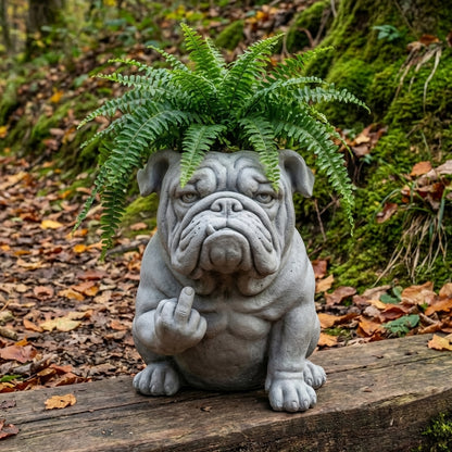 🐶Funny French Bulldog Planter – Your Plants Just Got Attitude 🌿🐶