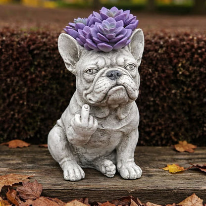 🐶Funny French Bulldog Planter – Your Plants Just Got Attitude 🌿🐶