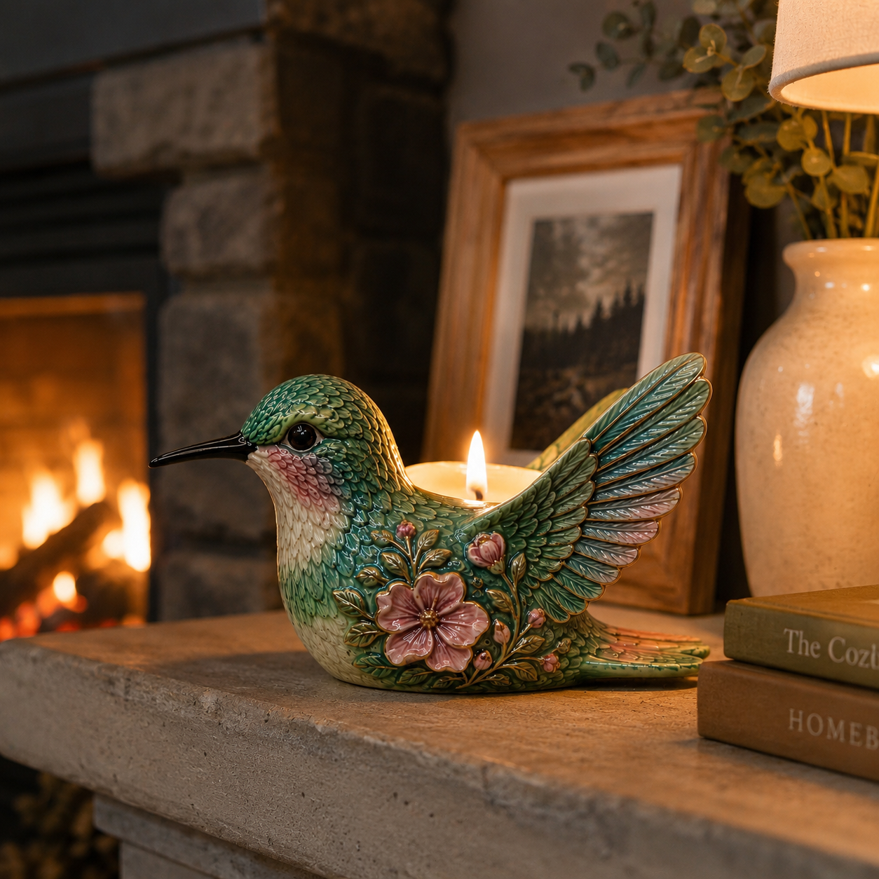 🌸🌸Hummingbird Candle Holder Of Hope & Blessings ✨