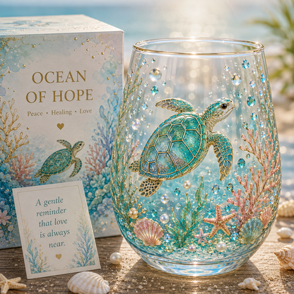 🦩🦩Flamingo Garden of Joy Glass Cup