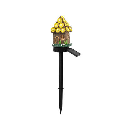 🍄Solar Fairy-Tale Mushroom Cottage Garden Light
