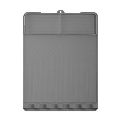 🍖Blackstone Grill Side Shelf Mat – Silicone Grease-Proof Tool Holder with Raised Edges & Storage Strap