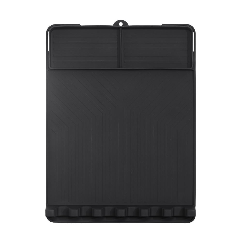 🍖Blackstone Grill Side Shelf Mat – Silicone Grease-Proof Tool Holder with Raised Edges & Storage Strap