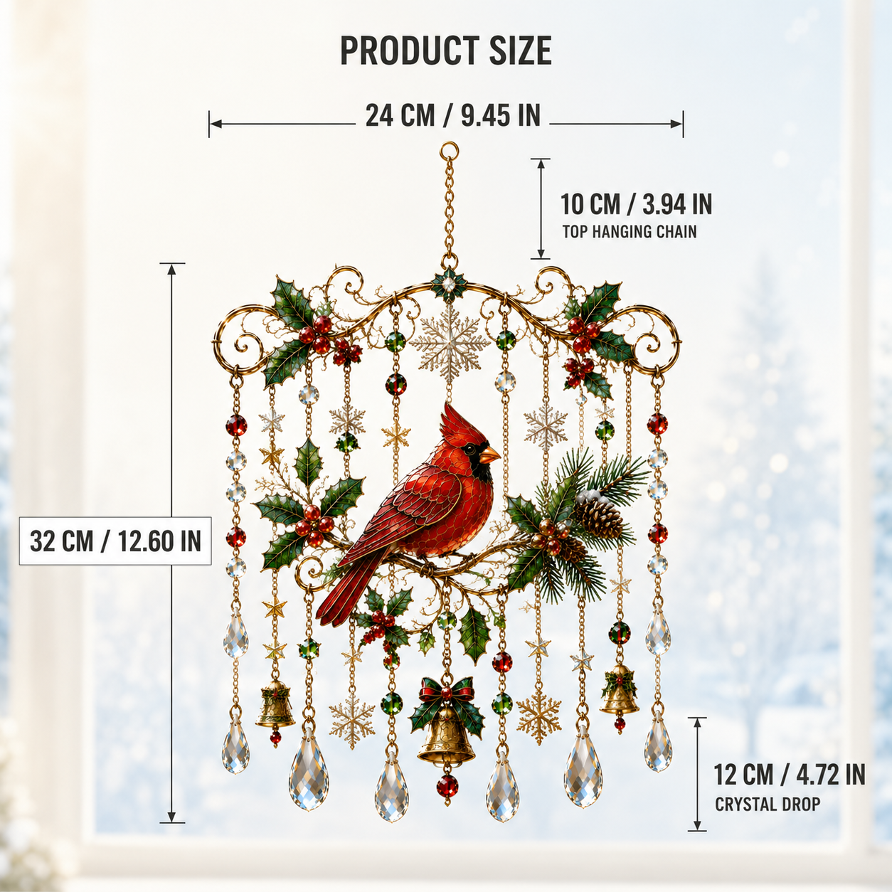 ⏰LIMITED TIME 49% OFF!🔥🔥Last 30pcs🔥 -High-quality handmade Christmas window decorations