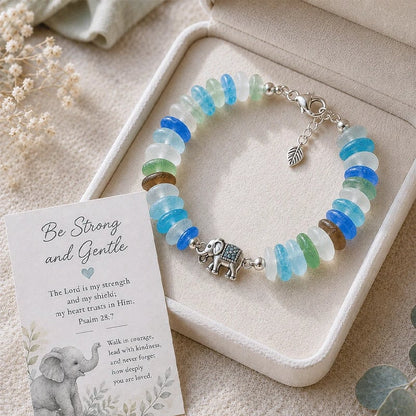 🔥Last Day 49% OFF - 🩵 Sea Glass Blessing Bracelet