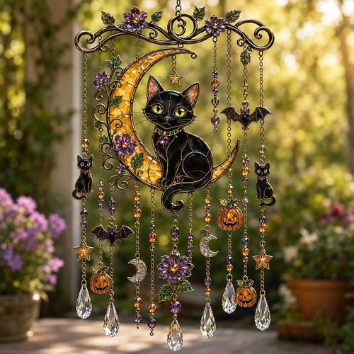 Halloween Suncatcher Wind Chime
