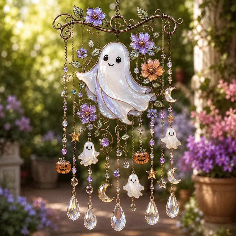 Halloween Suncatcher Wind Chime
