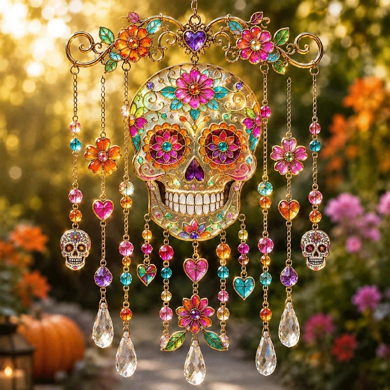 Halloween Suncatcher Wind Chime