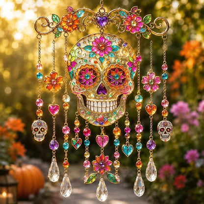 Halloween Suncatcher Wind Chime