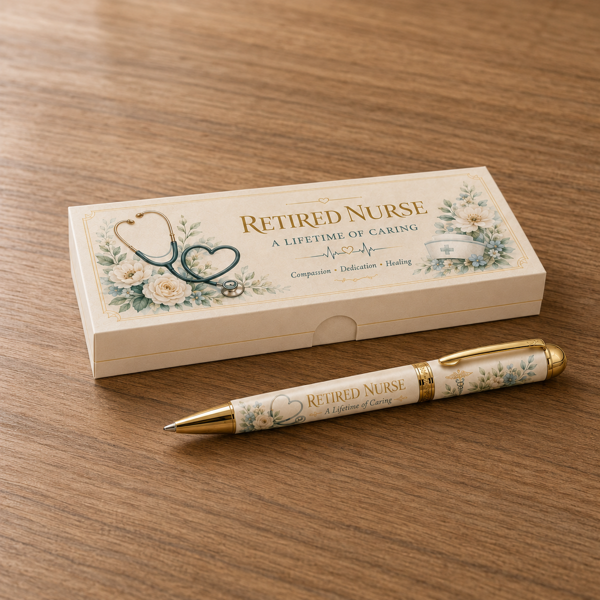 🎅 2026 Christmas Gift 50% Off--🩺 Retired Nurse A Lifetime Of Caring Pen