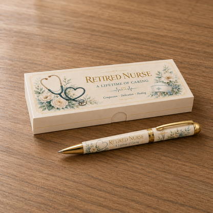 🎅 2026 Christmas Gift 50% Off--🩺 Retired Nurse A Lifetime Of Caring Pen