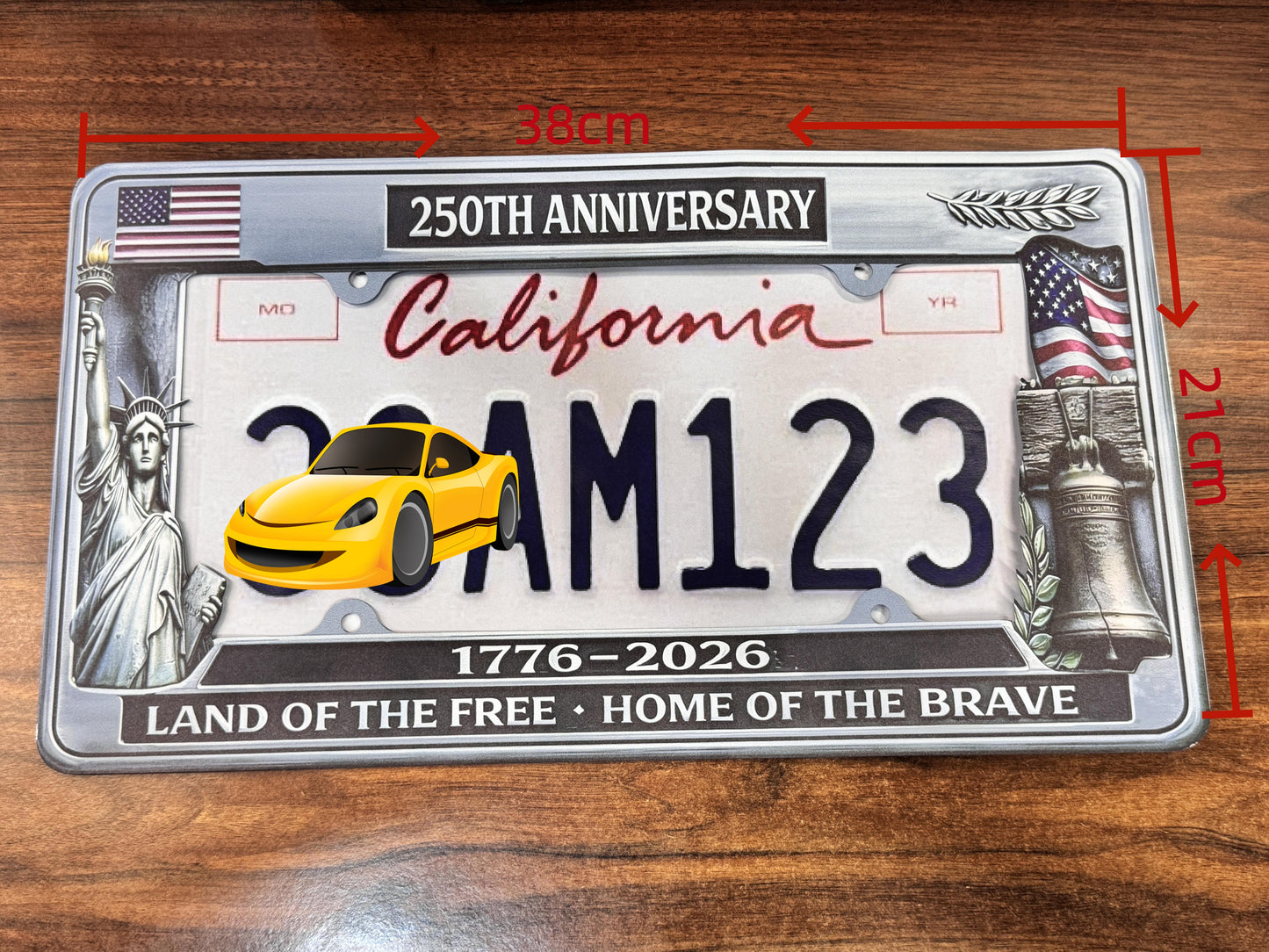 🦅LAST DAY 49% OFF-🔥250th Anniversary Commemorative License Plate Frame