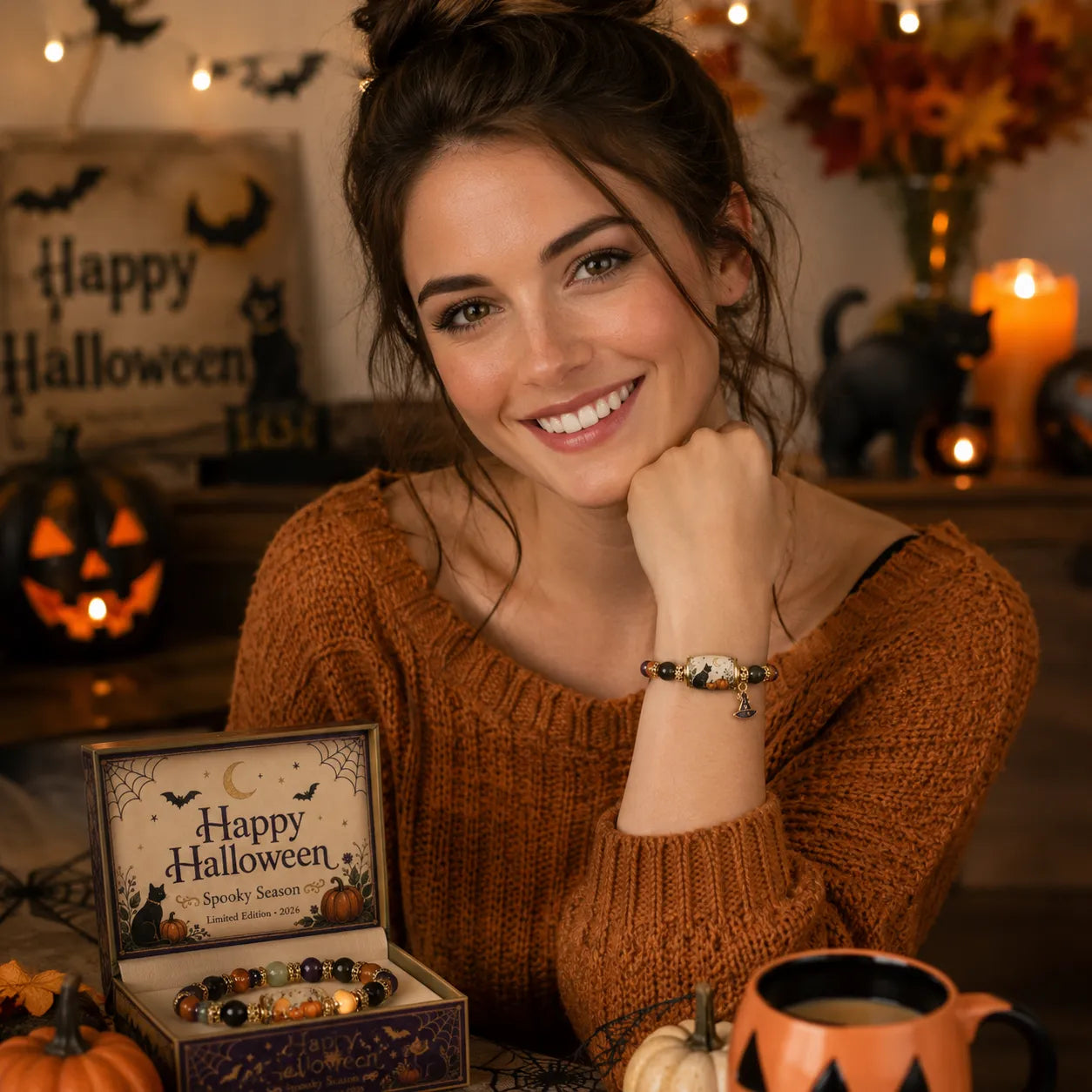💥💥LAST DAY 49% OFF👻 Halloween Ghost Charm Bracelet