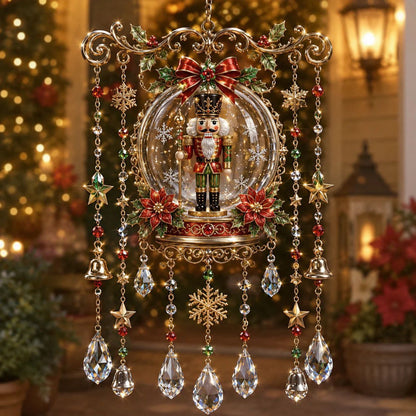 🎄🎄🎐Handmade Christmas Stained Glass Window Hanging