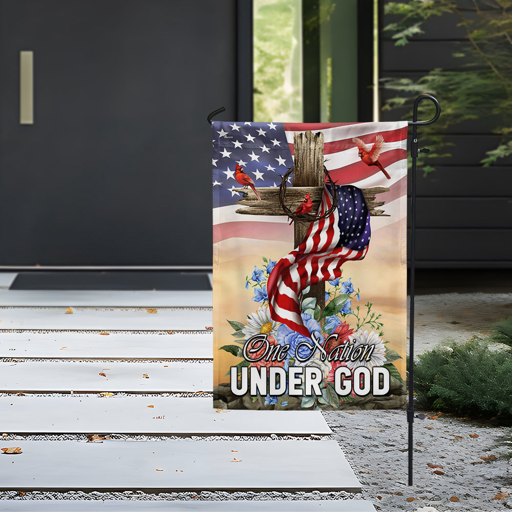 ❤️Flagwix American Flag - Patriotic One Nation Under God Flag