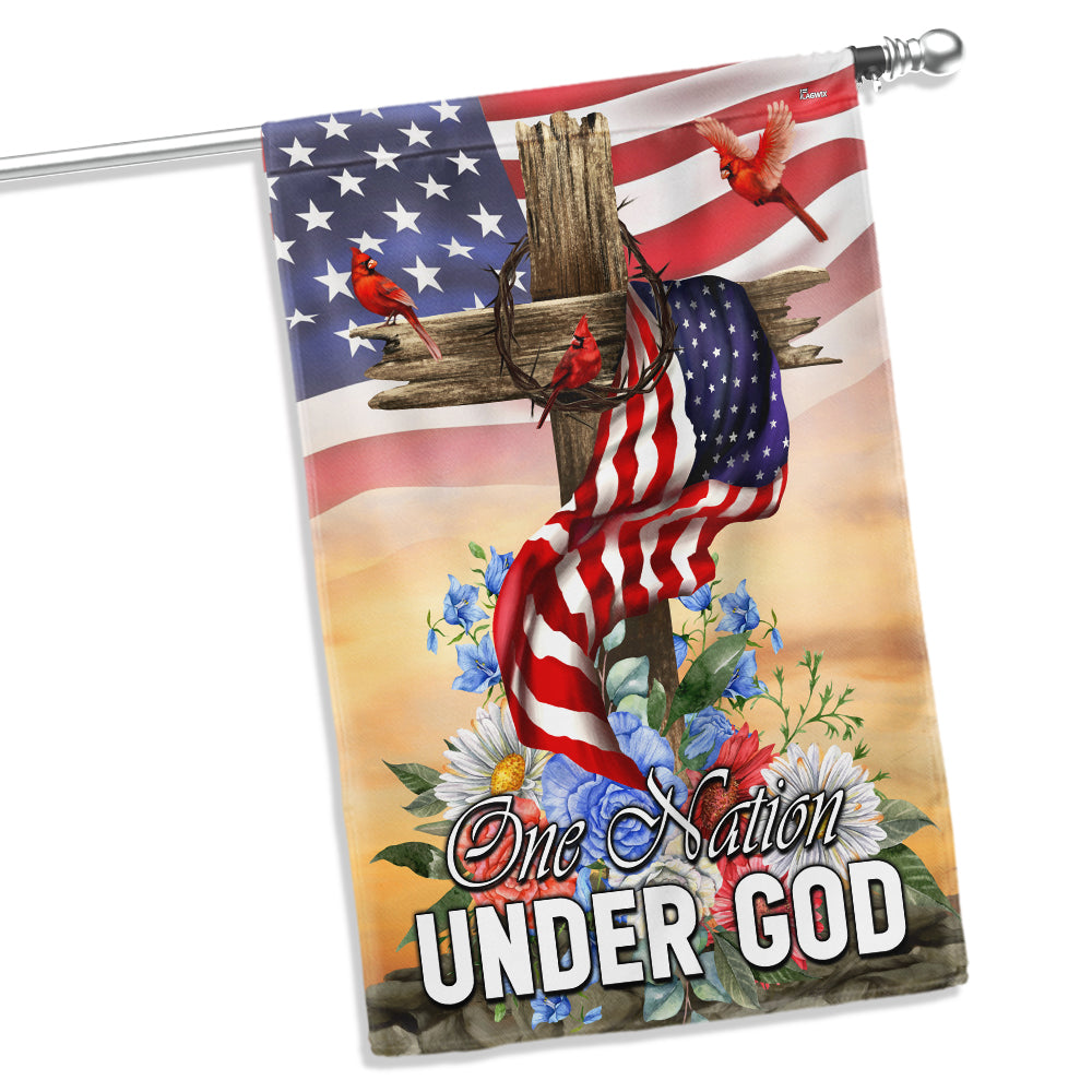 ❤️Flagwix American Flag - Patriotic One Nation Under God Flag