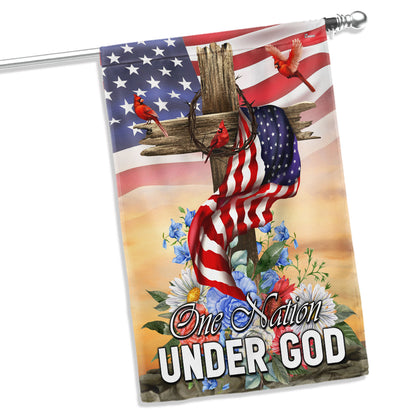 ❤️Flagwix American Flag - Patriotic One Nation Under God Flag