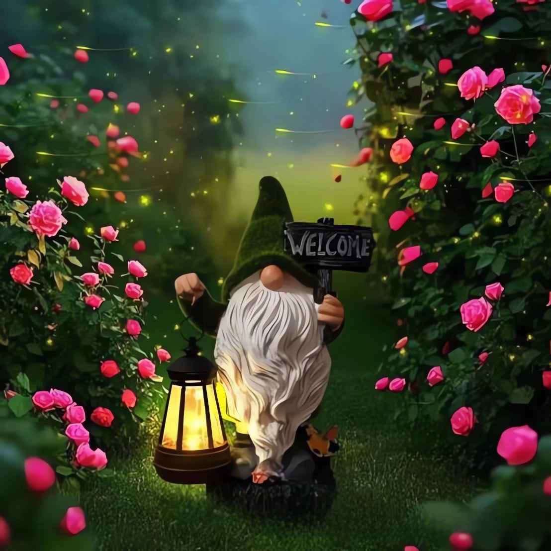 🌺🌺Summer Sale 49% OFF🔥Outdoor Garden Gnomes with LED Solar Light