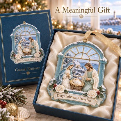 🎅🎅2026 Christmas Gift 50% Off--Coastal Holy Night: The Birth of Love | Nativity by the Sea
