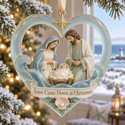 🎅🎅2026 Christmas Gift 50% Off--Coastal Holy Night: The Birth of Love | Nativity by the Sea