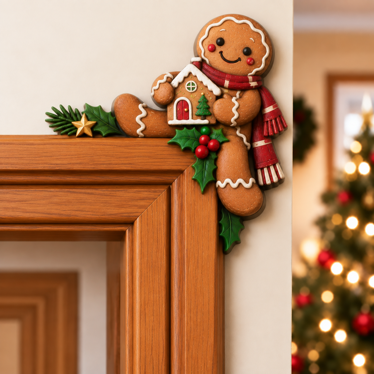 🎅 🎅2026 Christmas Gift 50% Off--Christmas Peekaboo Door Frame Corner Decor