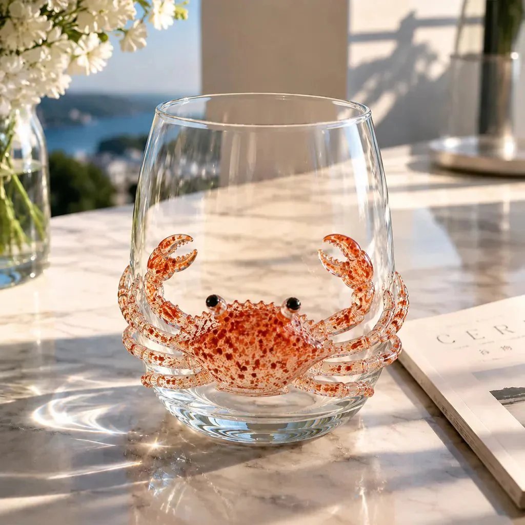 🎁The Perfect Beach House Gift 🌊3D Ocean Animal Artisan Glassware Collection