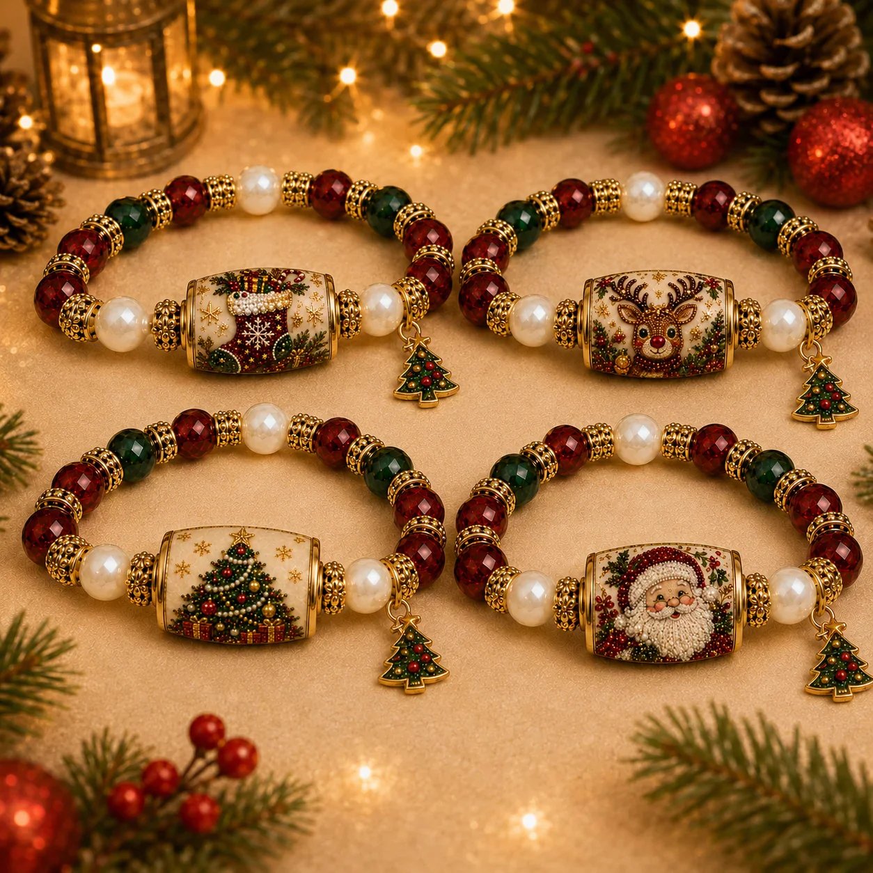 💥🎄 Last Day Big Sale– 🎄 Christmas Magic Collection Bracelet — Limited Edition