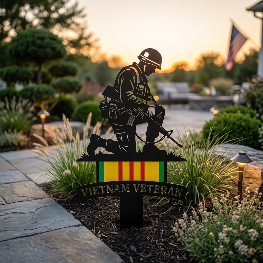 🔥Last Day 50% OFF🔥- Vietnam Veteran Tribute Garden Stake – Honor and Respect