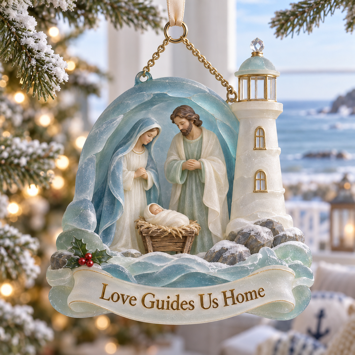 🎅🎅2026 Christmas Gift 50% Off--Coastal Holy Night: The Birth of Love | Nativity by the Sea