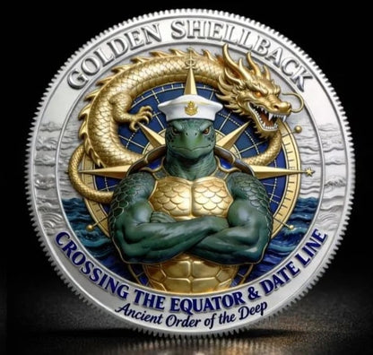 ⭐⭐2026 USA Sale: Up to 50% OFF - 🔥Golden Shellback Cap