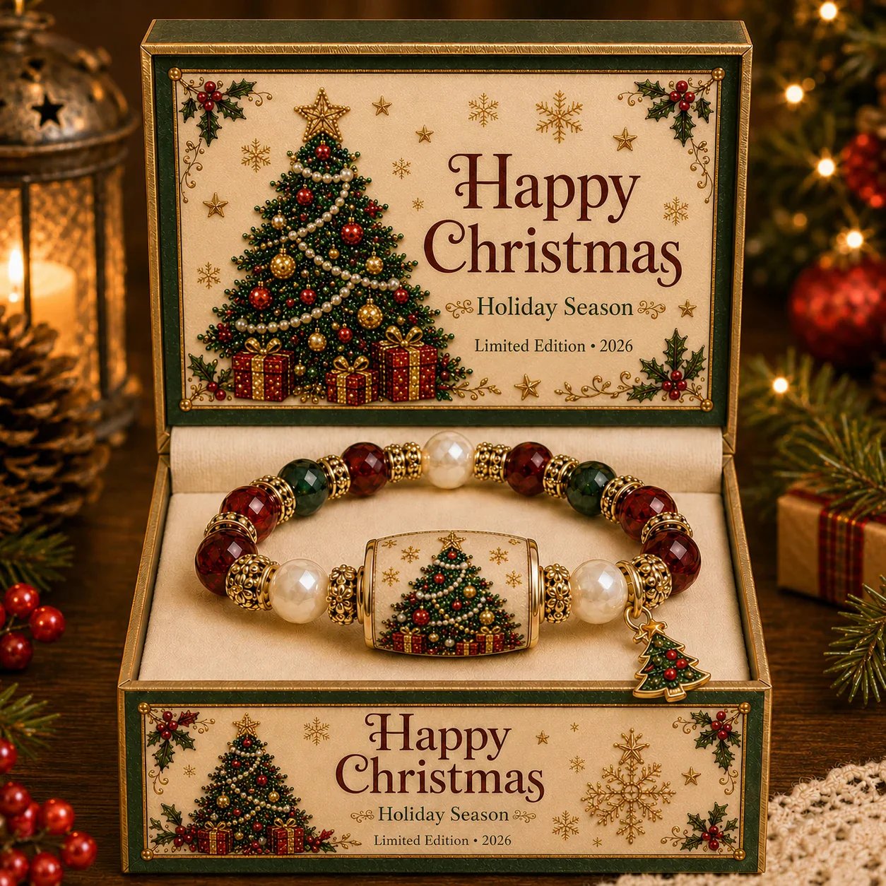 💥🎄 Last Day Big Sale– 🎄 Christmas Magic Collection Bracelet — Limited Edition