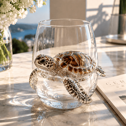 🥃🥃Artisanal Blue Ringed Octopus Glassware